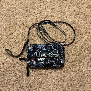 Vera Bradley Blue Floral Crossbody Bag